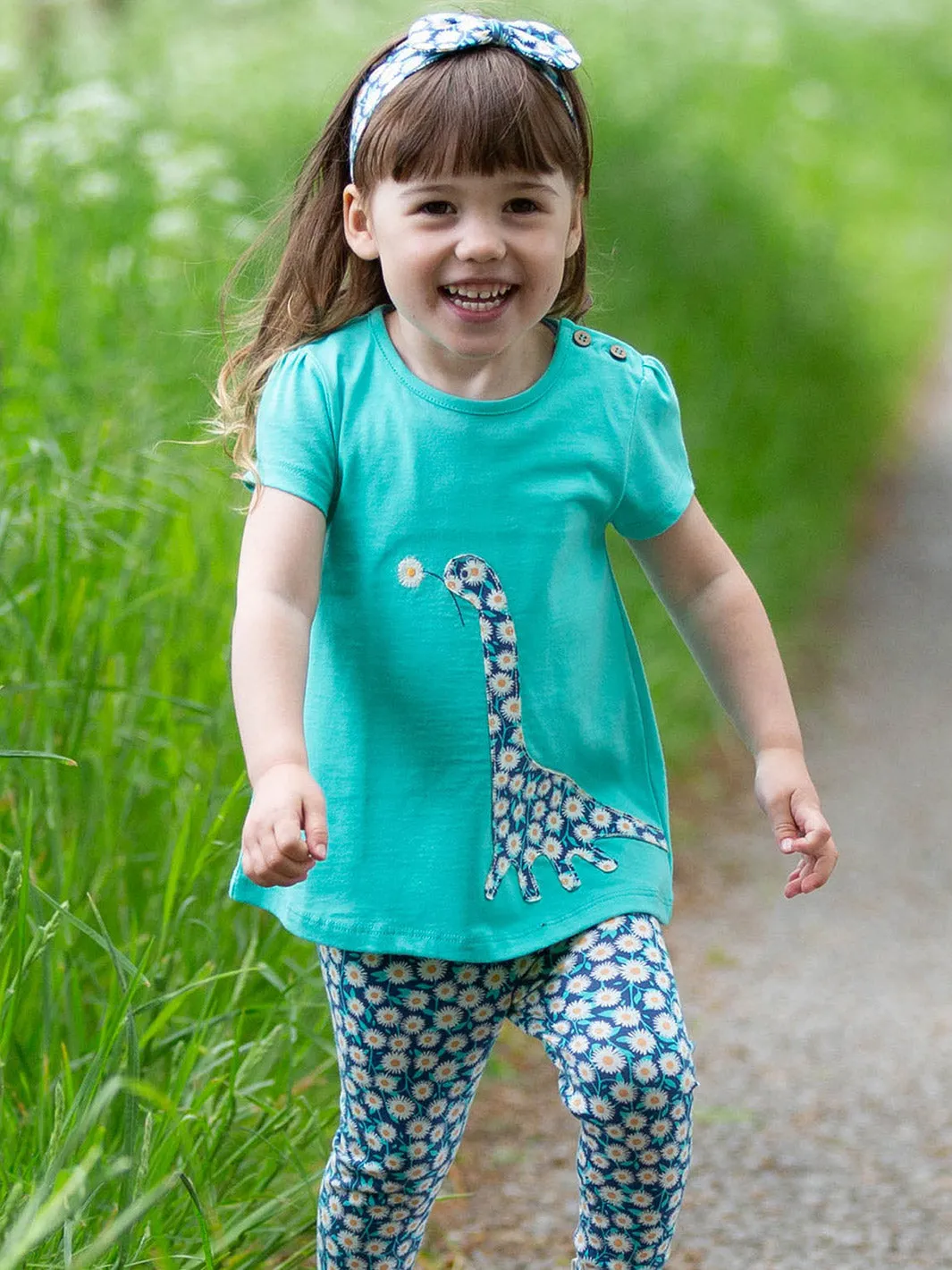 Dino daisy tunic