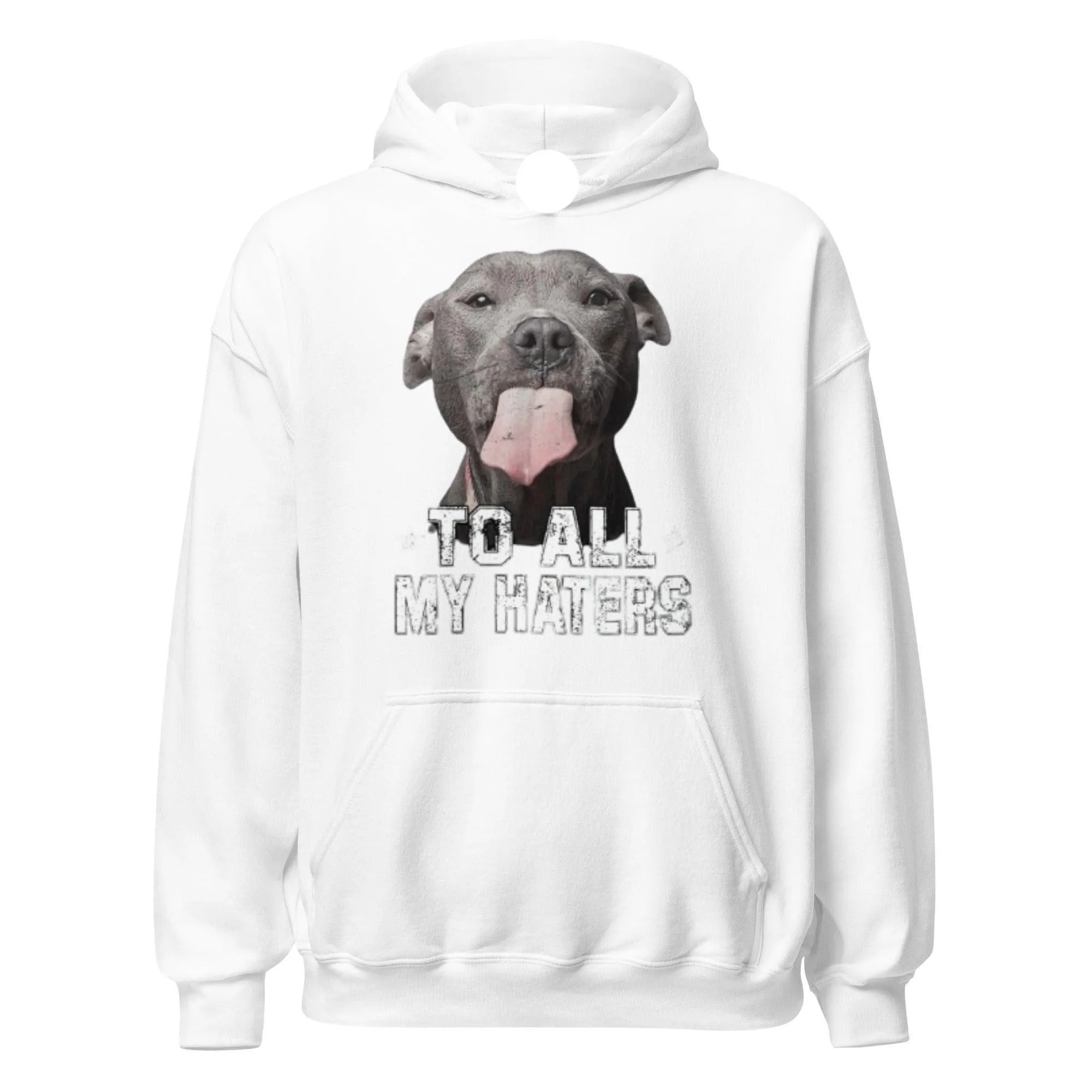 Dog Owner Hoodie To All My Haters Midweight Blended Cotton Unisex Pullover