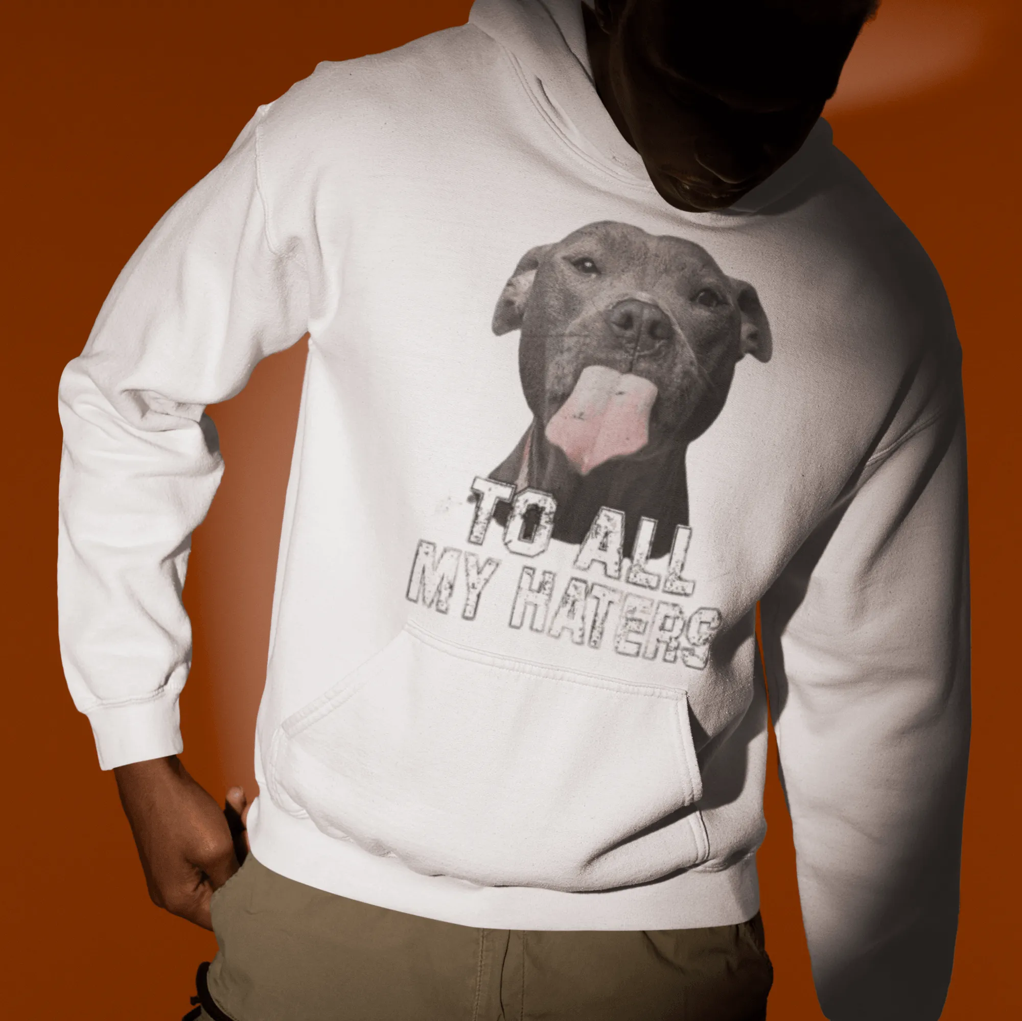 Dog Owner Hoodie To All My Haters Midweight Blended Cotton Unisex Pullover