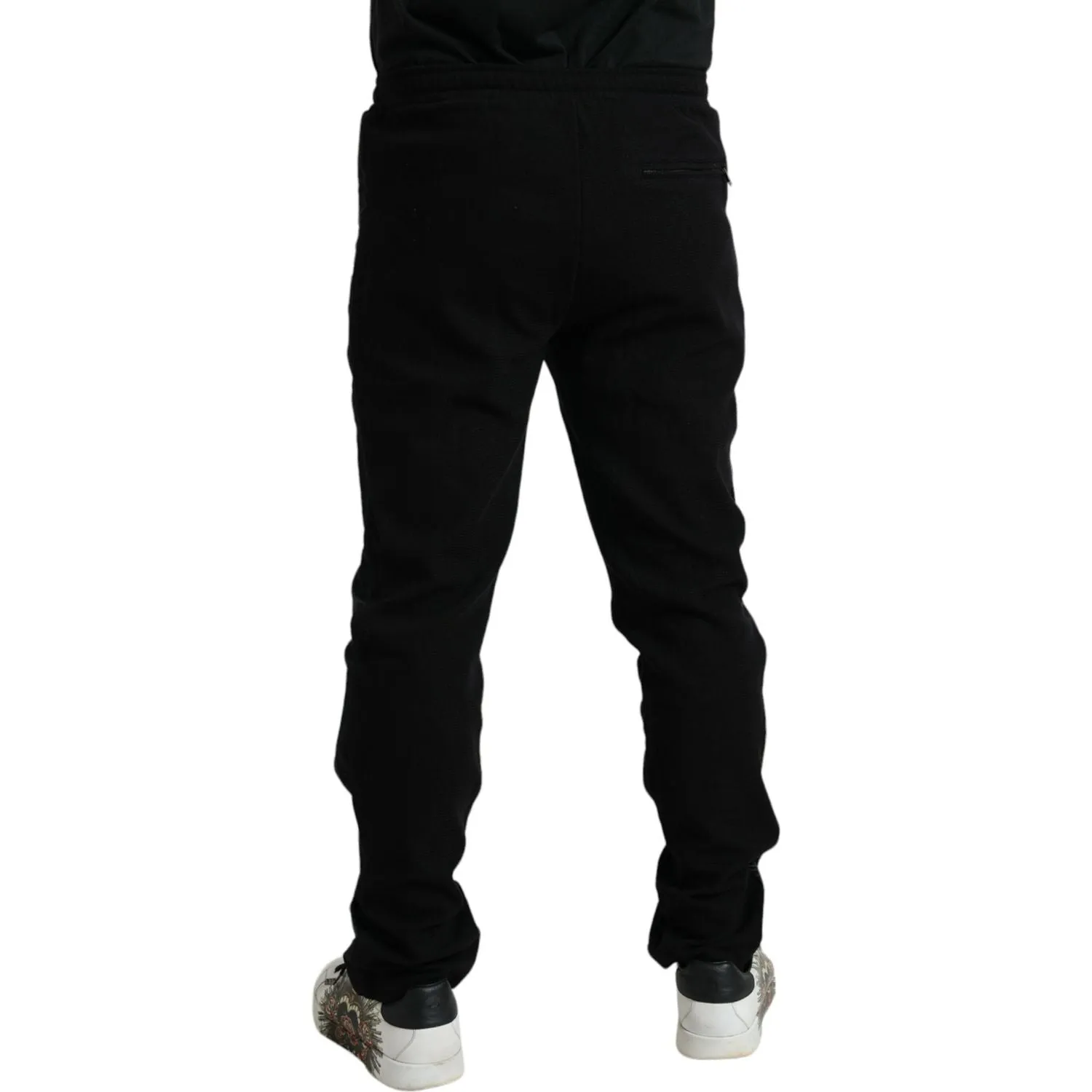 Dolce & Gabbana Elegant Black Cotton Blend Jogger Pants