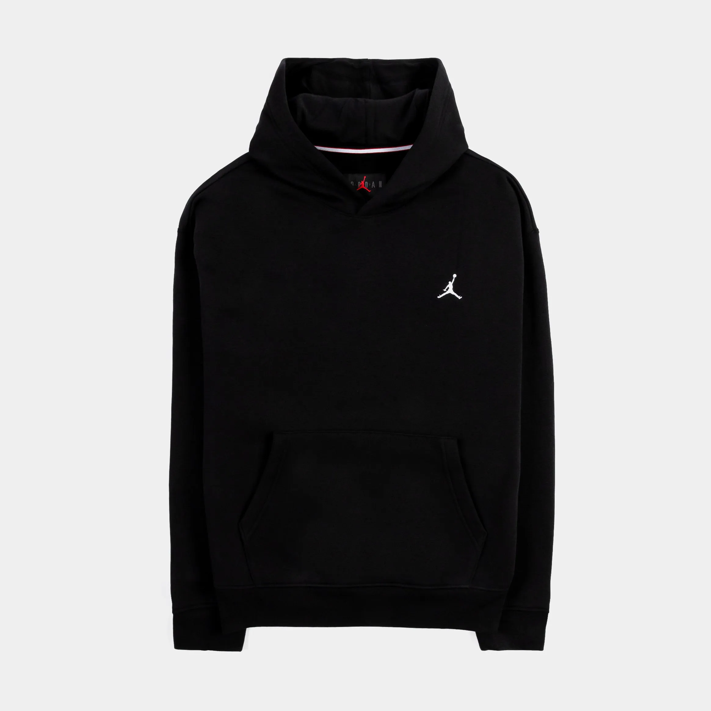 Essentials Fleece Pullover Mens Hoodie (Black)