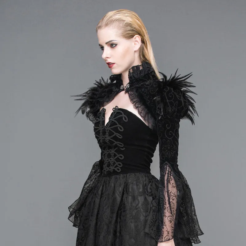 Feathers and Lace Shrug