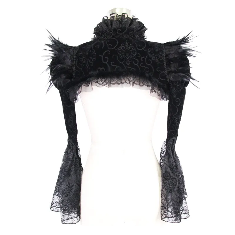 Feathers and Lace Shrug