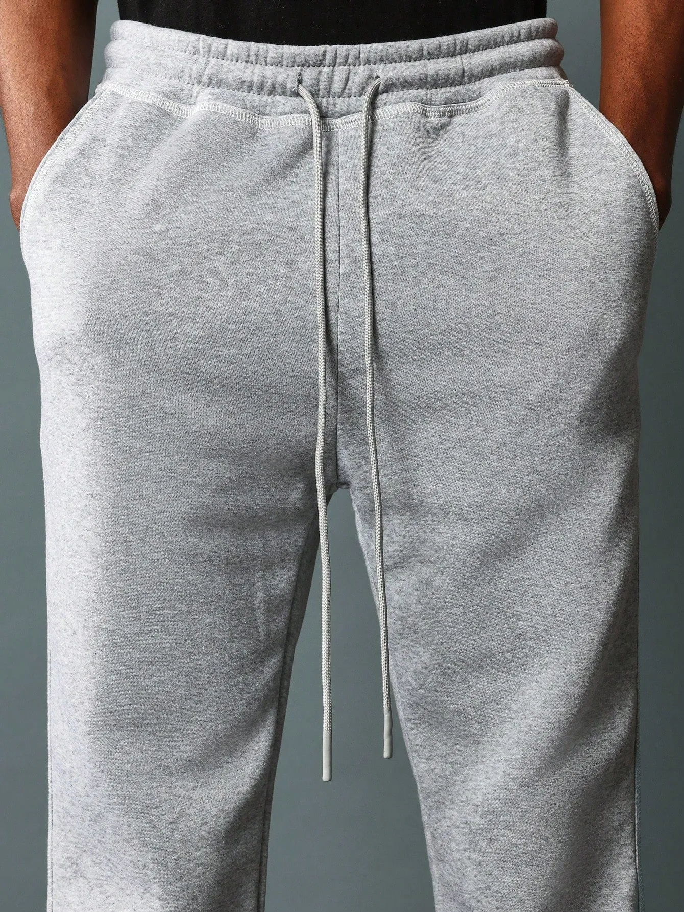 Flare Fit Expose Seam Sweatpants With Side Leg Split