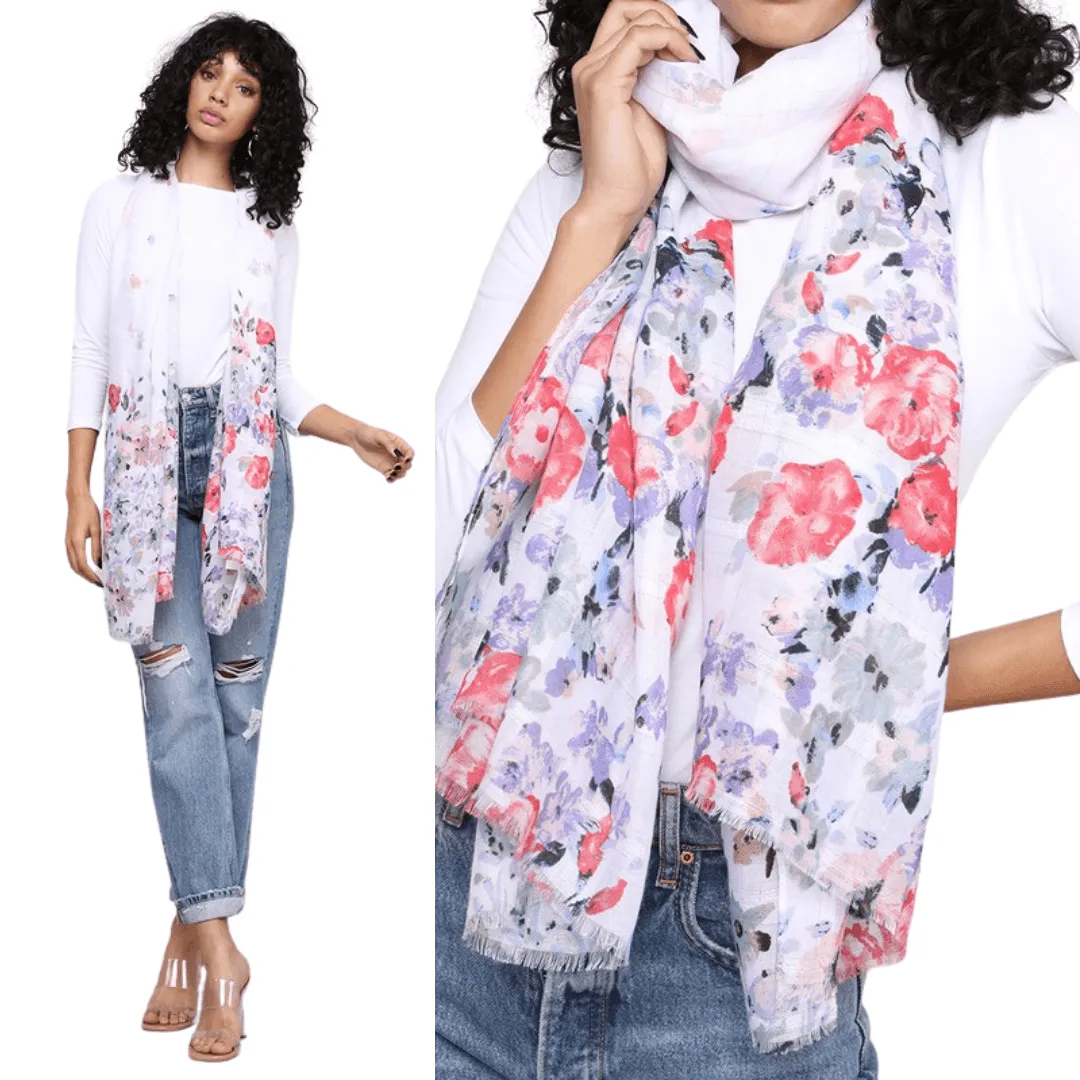 Floral Wrap Scarf