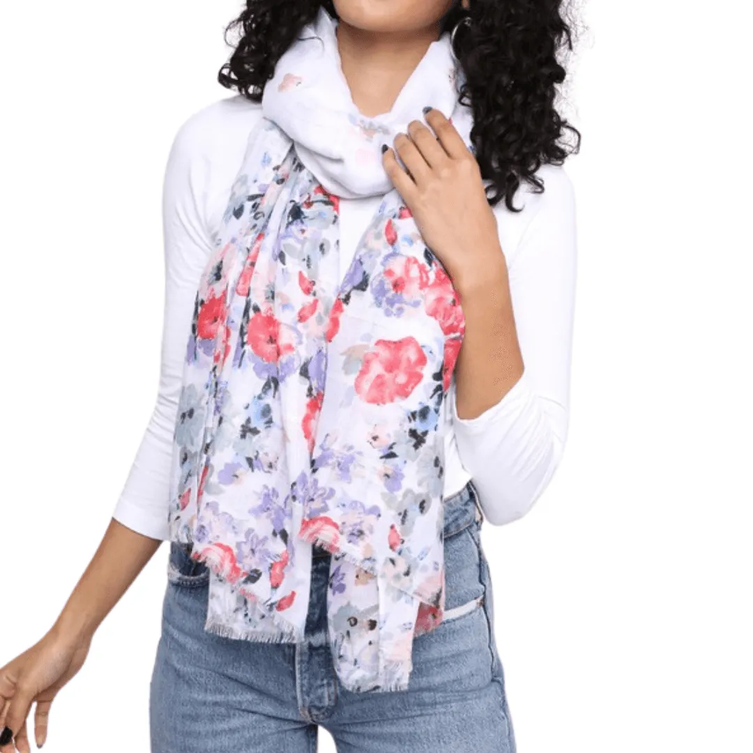 Floral Wrap Scarf