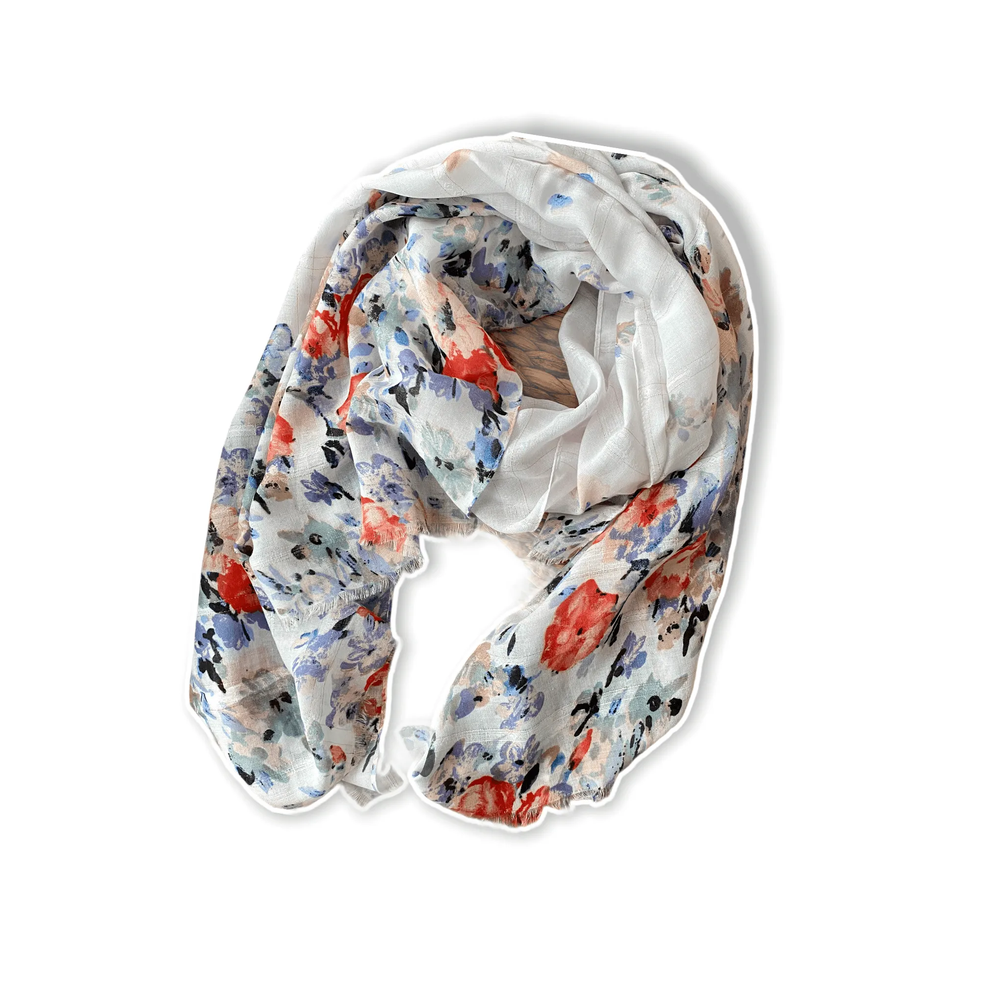 Floral Wrap Scarf