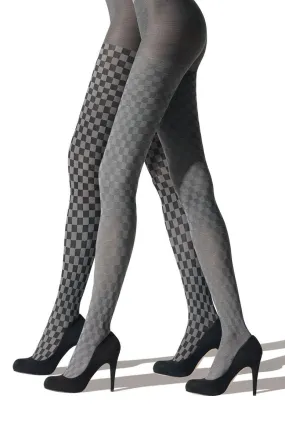 Franzoni Diabolica Reversible Checked Tights