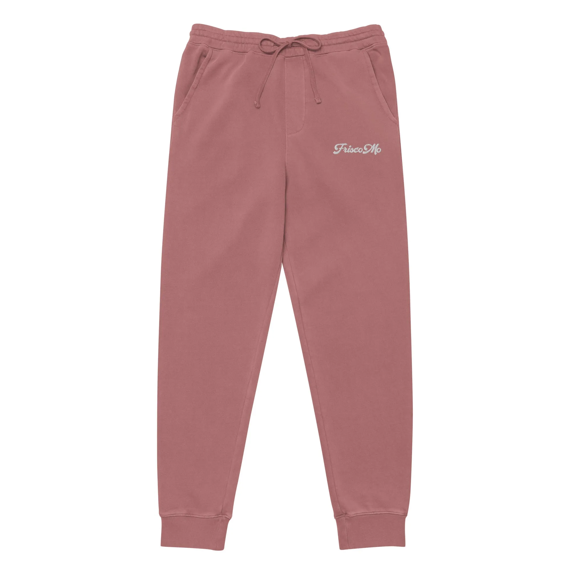 Frisco Mo Embroidered Pigment-Dyed Sweatpants