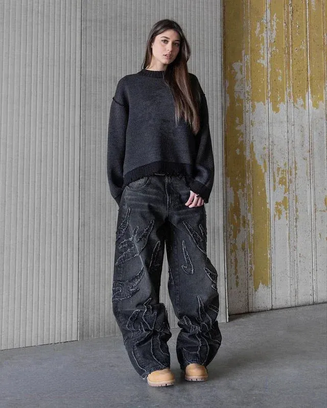 Grunge Casual Halloween Retro Y2K Pants