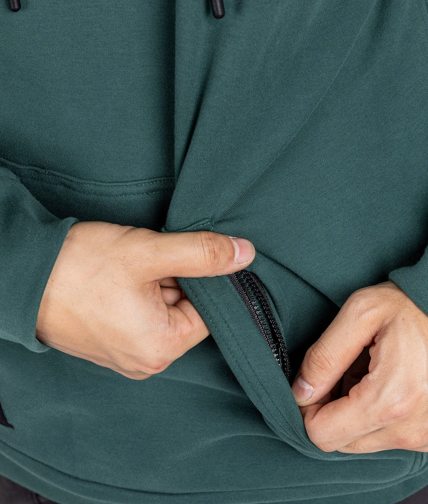 Hardtuned Embossed P1 Fleece Hoodie - Green