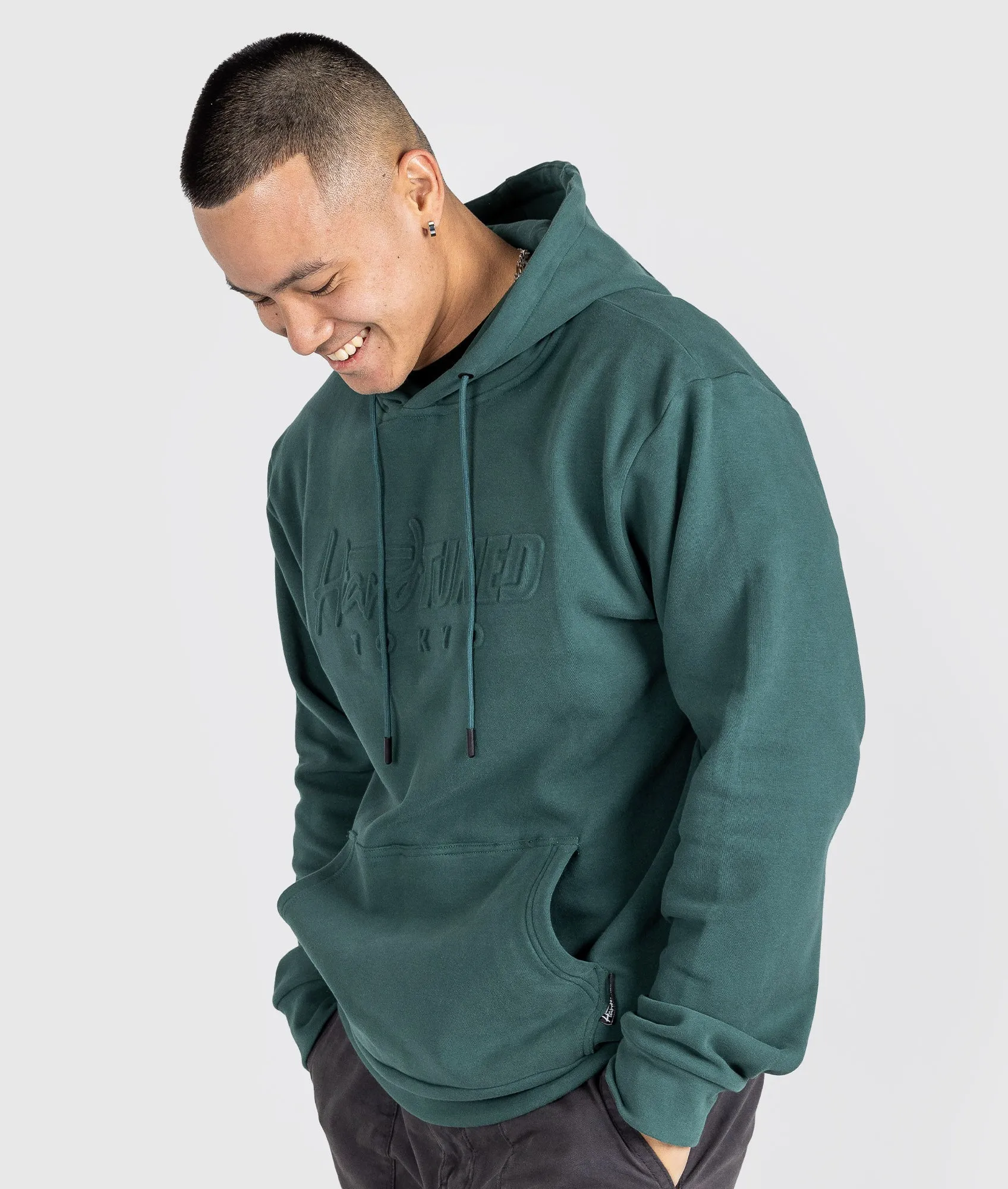 Hardtuned Embossed P1 Fleece Hoodie - Green