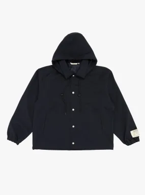 Hooded Coach Jacket Navy