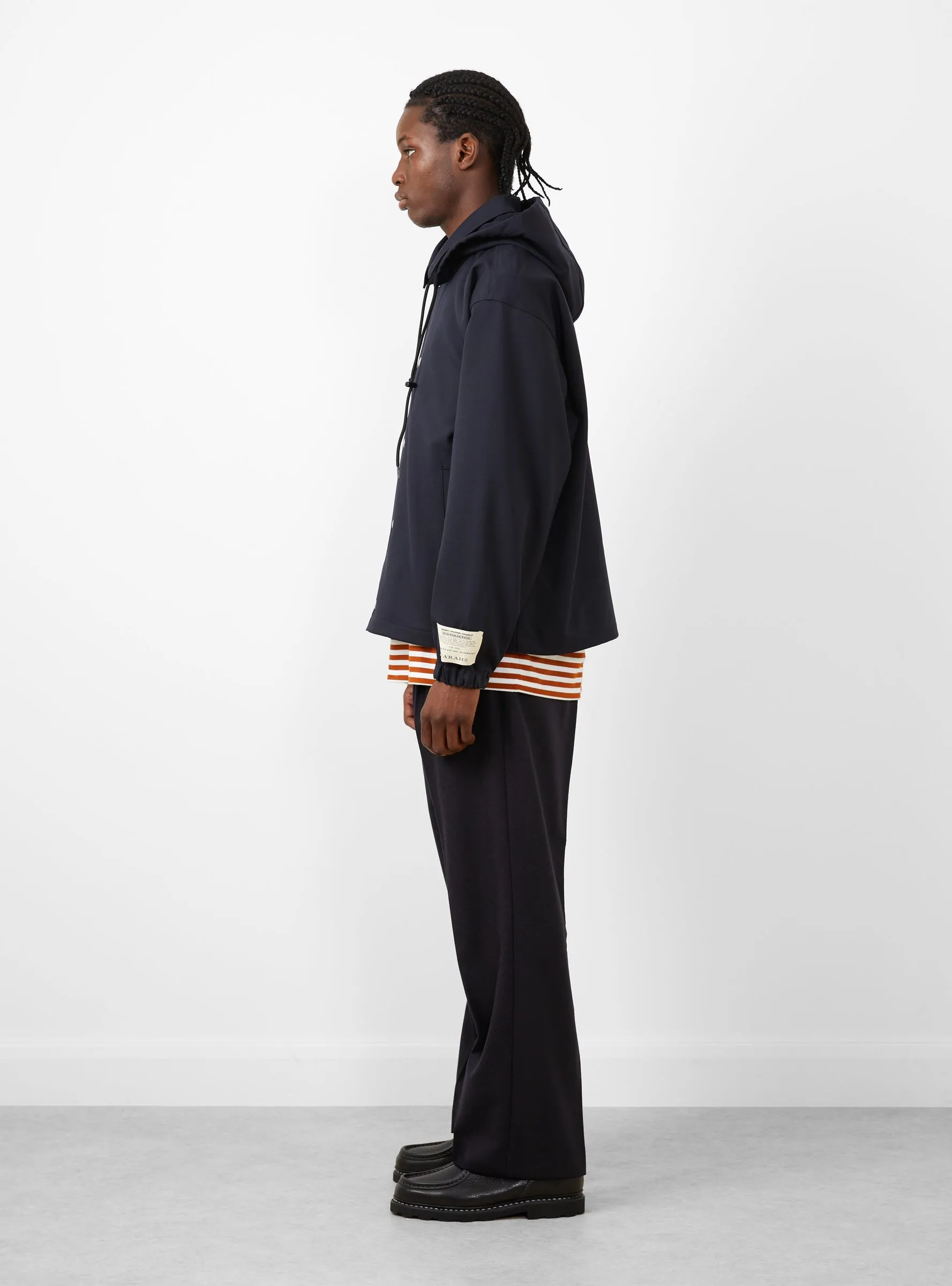 Hooded Coach Jacket Navy