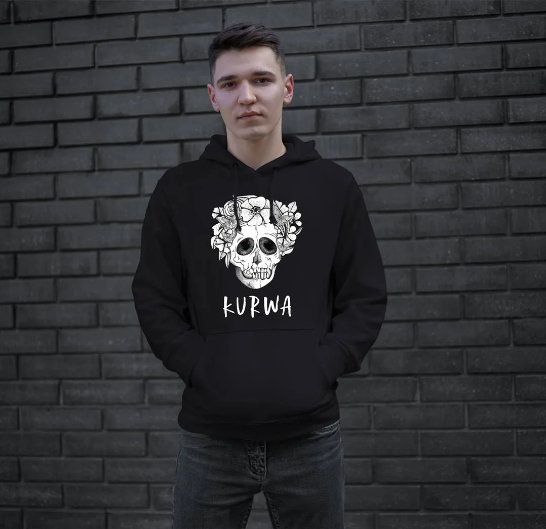 Hoodie - Kurwa - Totenkopf