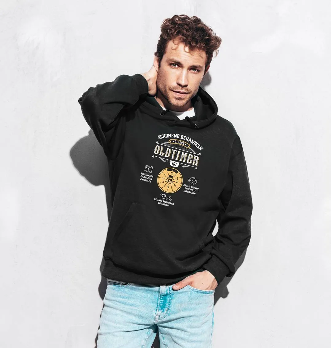 Hoodie - Schonend behandeln Dieser Oldtimer ist - Geburtstagszahl -