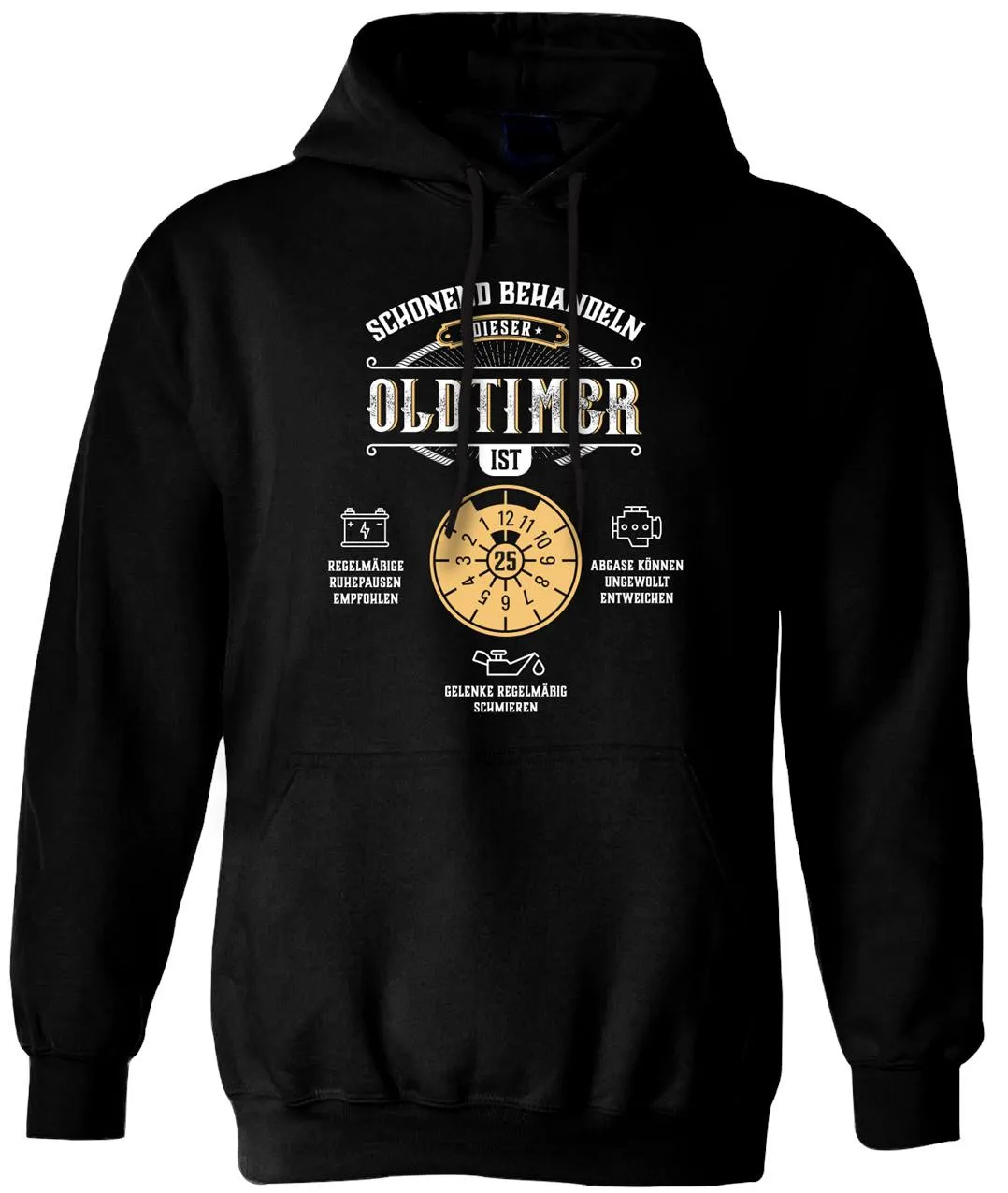 Hoodie - Schonend behandeln Dieser Oldtimer ist - Geburtstagszahl -