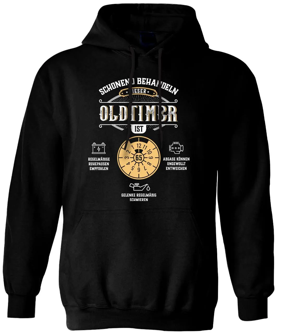 Hoodie - Schonend behandeln Dieser Oldtimer ist - Geburtstagszahl -