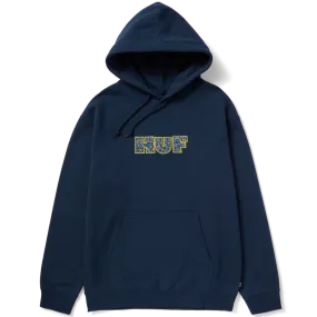 HUF CHEETAH HOOD NAVY