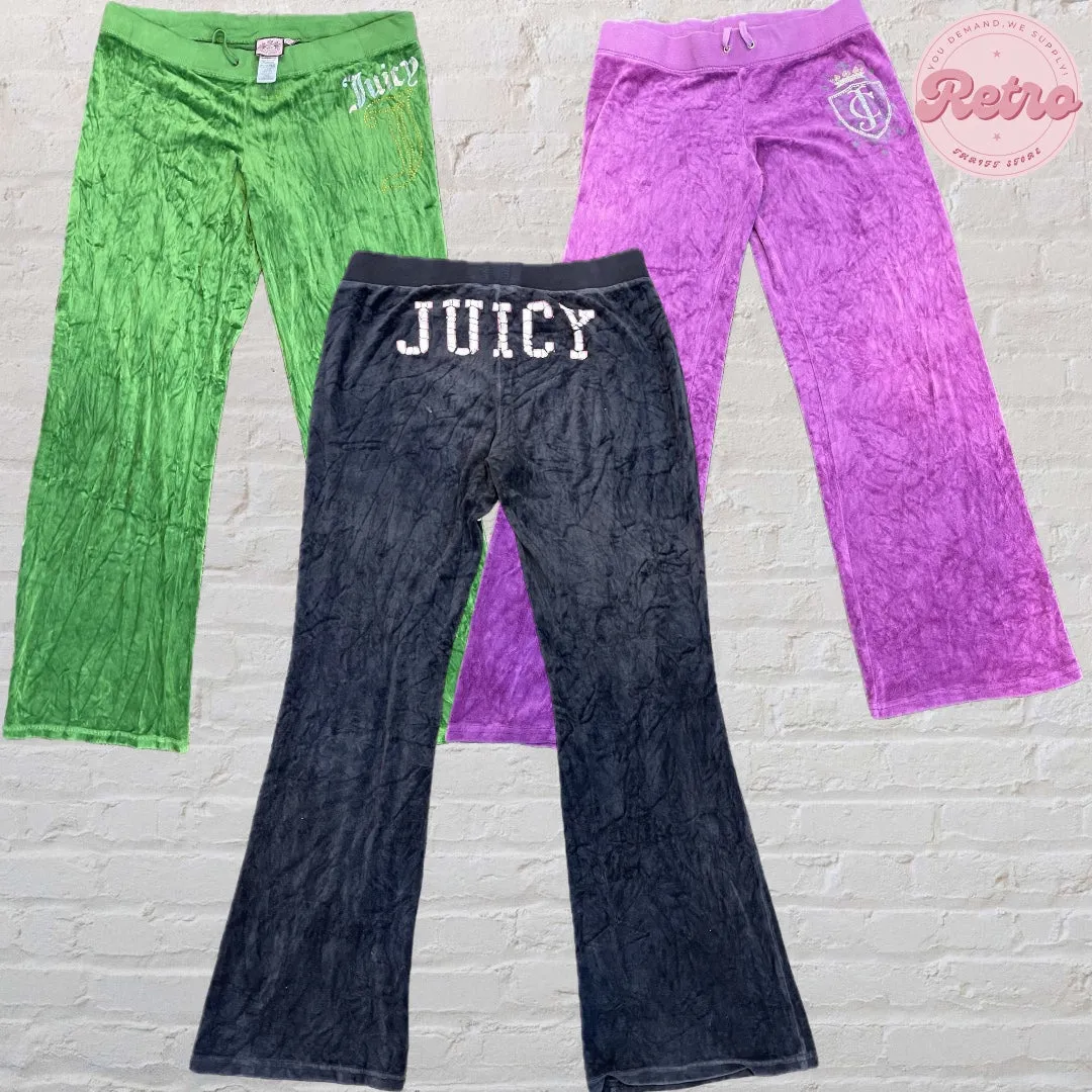 Juicy couture velour trousers/pants