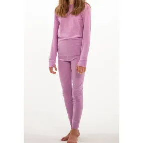 Kids Merino Base Layer Set: Lilac