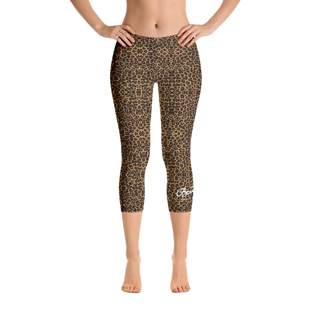 Leopard Capri Leggings