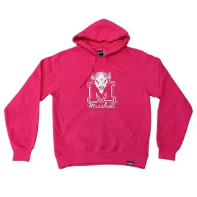 Marshall Thundering Herd Gear for Sports WOMEN Pink LS Hoodie Sweatshirt (XS)