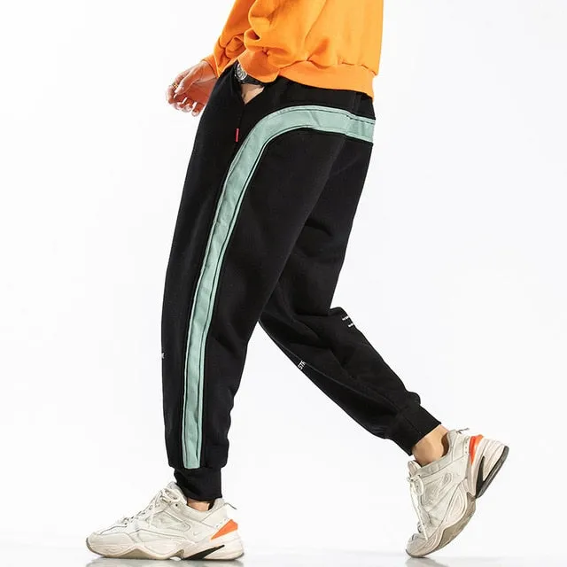 Men Side Striped Sweatpants