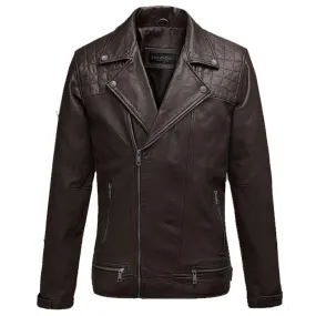 New Style Best Genuine Ironwood Brown Fashion Boys Leather Jacket