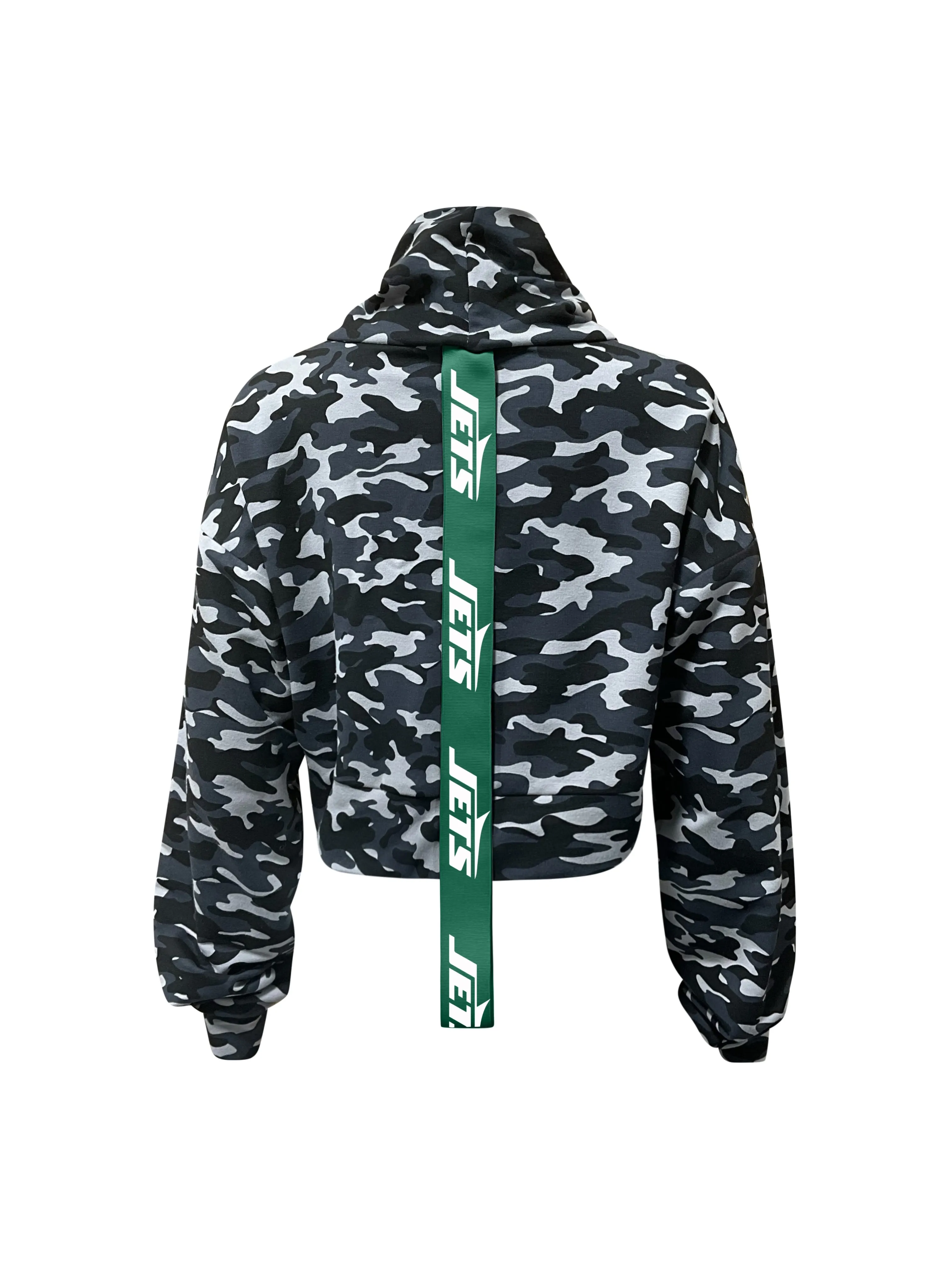 New York Jets Crop Camo Sweatshirt