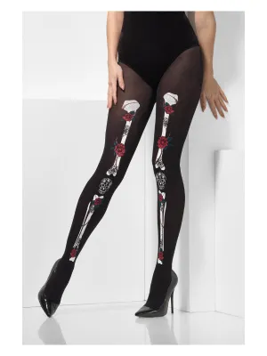 Opaque Day of the Dead Tights