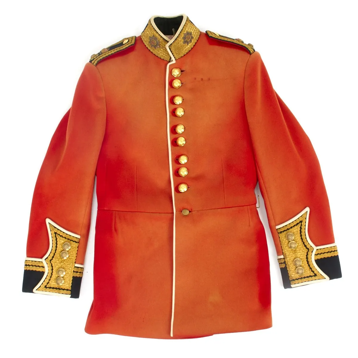 Original British ERII Coldstream Guards Lt. Colonel Red Parade Tunic by a Top London Maker