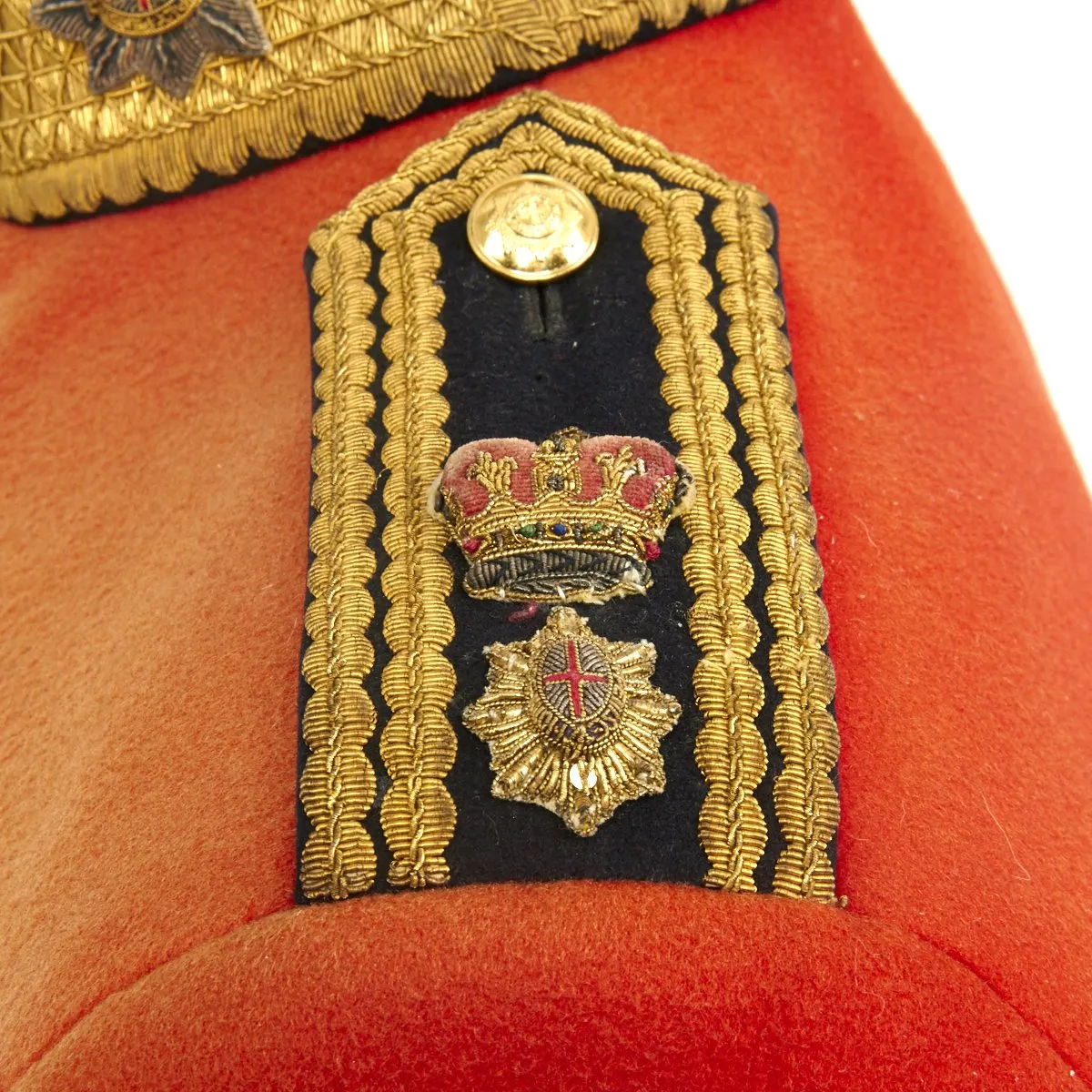 Original British ERII Coldstream Guards Lt. Colonel Red Parade Tunic by a Top London Maker