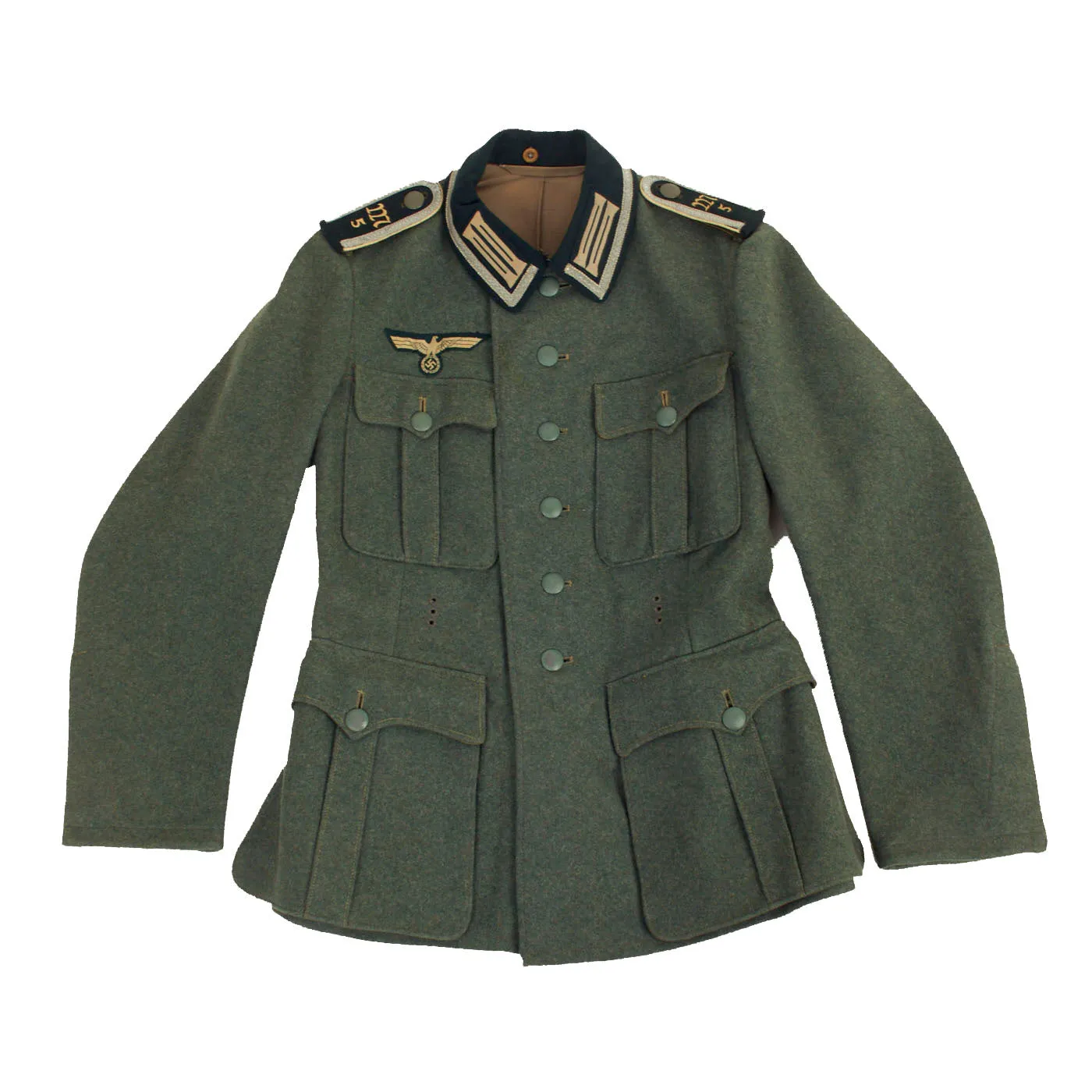 Original German WWII Heer Army Infantry Machine Gun Unit Unteroffizier NCO M36 Field Tunic