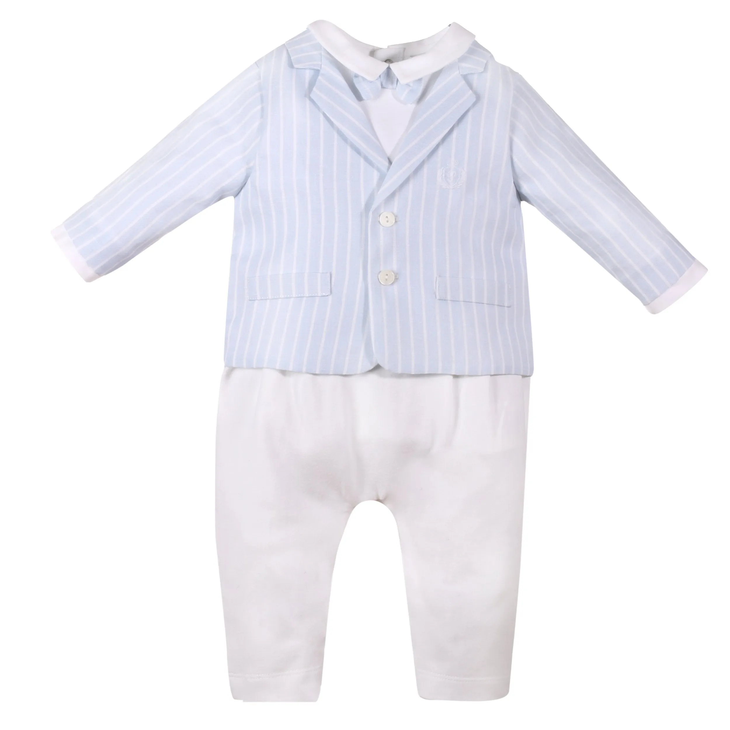 Patachou Baby Boys Bowtie Playsuit with Jacket Set