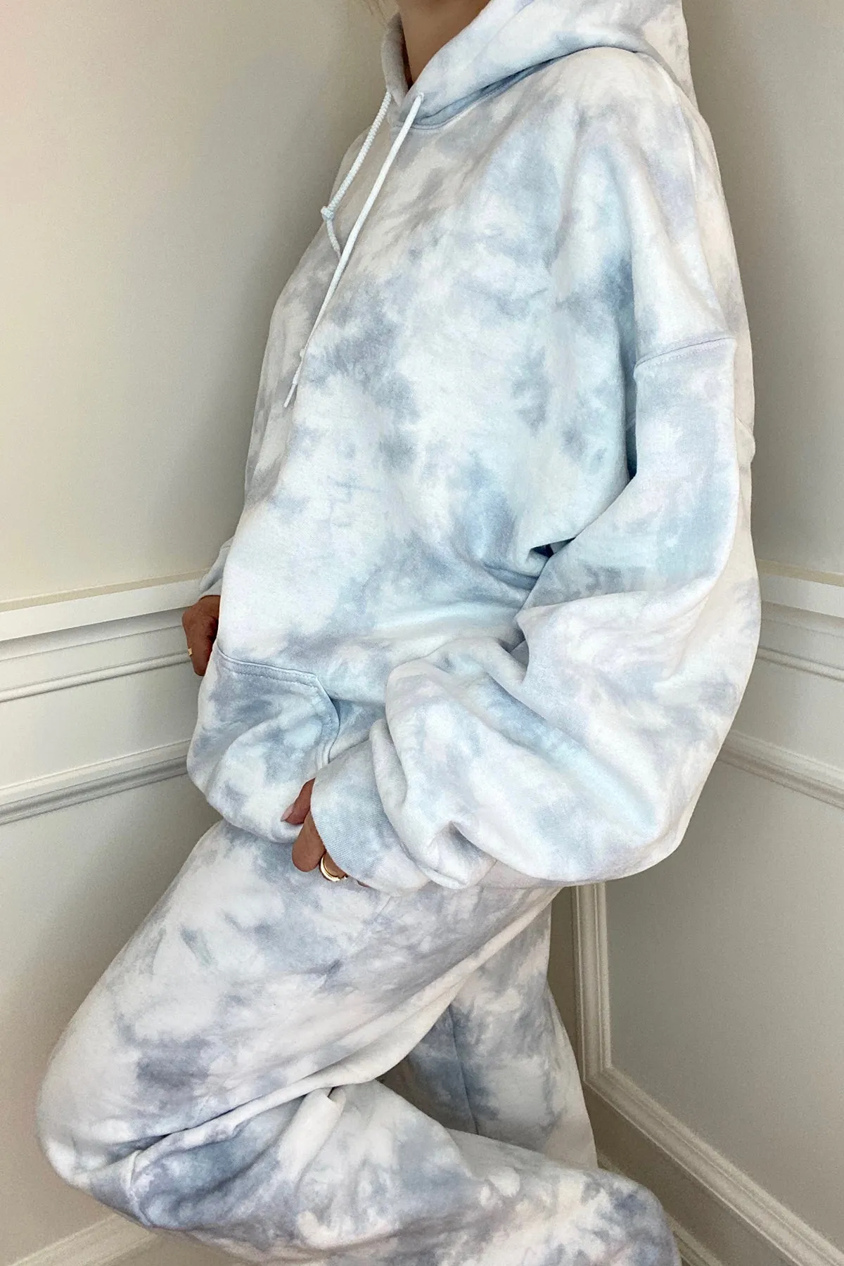 Pearl Grey Cloud Sweatpants