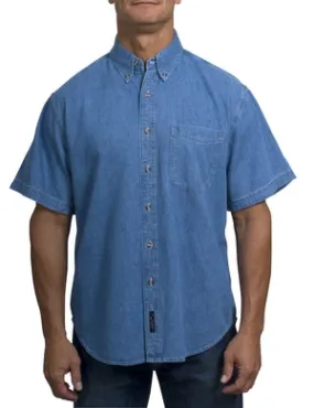 Port & Company - Short Sleeve Value Denim Shirt. SP11