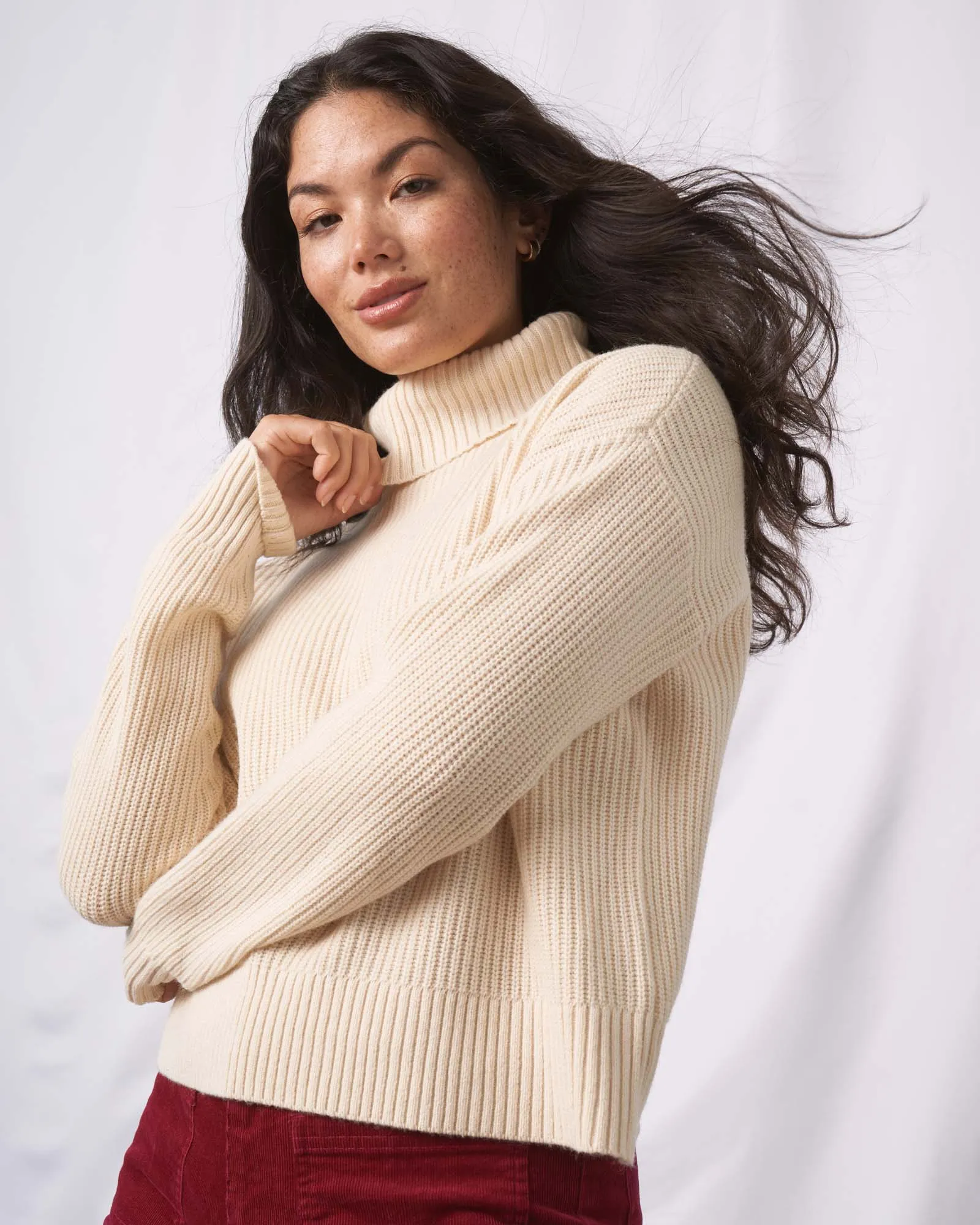 Responsible Wool Turtleneck Sweater