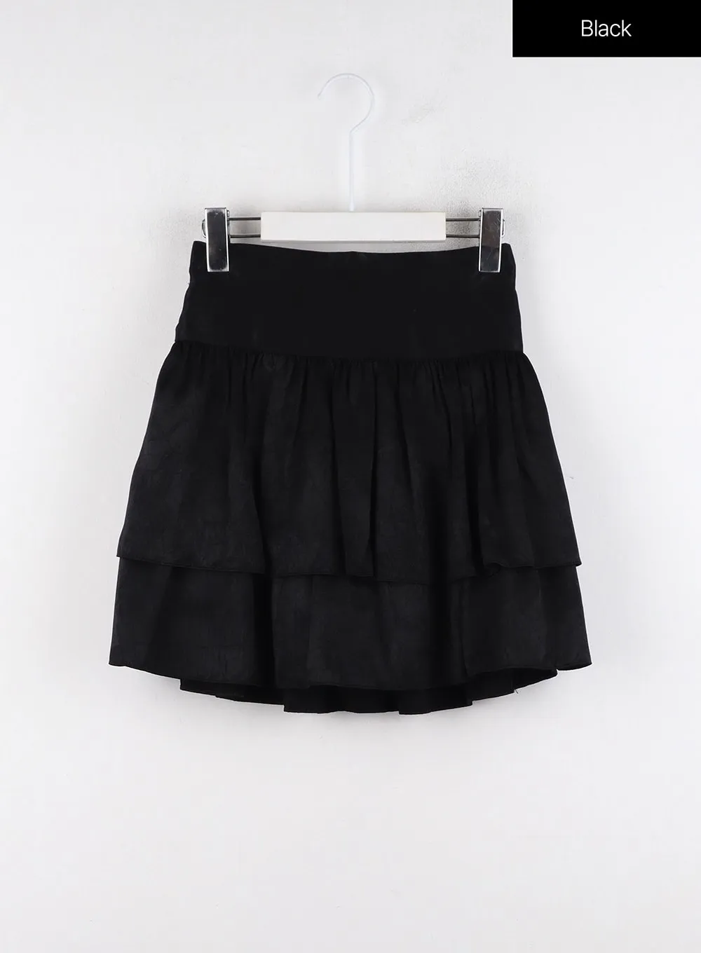 Satin Frill Mini Skirt OD318