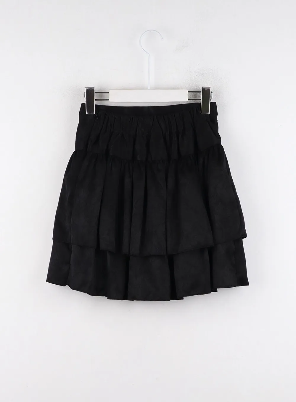 Satin Frill Mini Skirt OD318