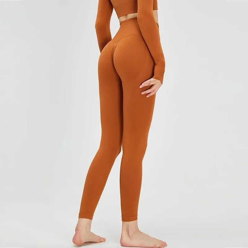 Scrunch Butt Yoga Leggings - High Waist, Anti-Pilling, 90% Nylon, Breathable - S M L XL