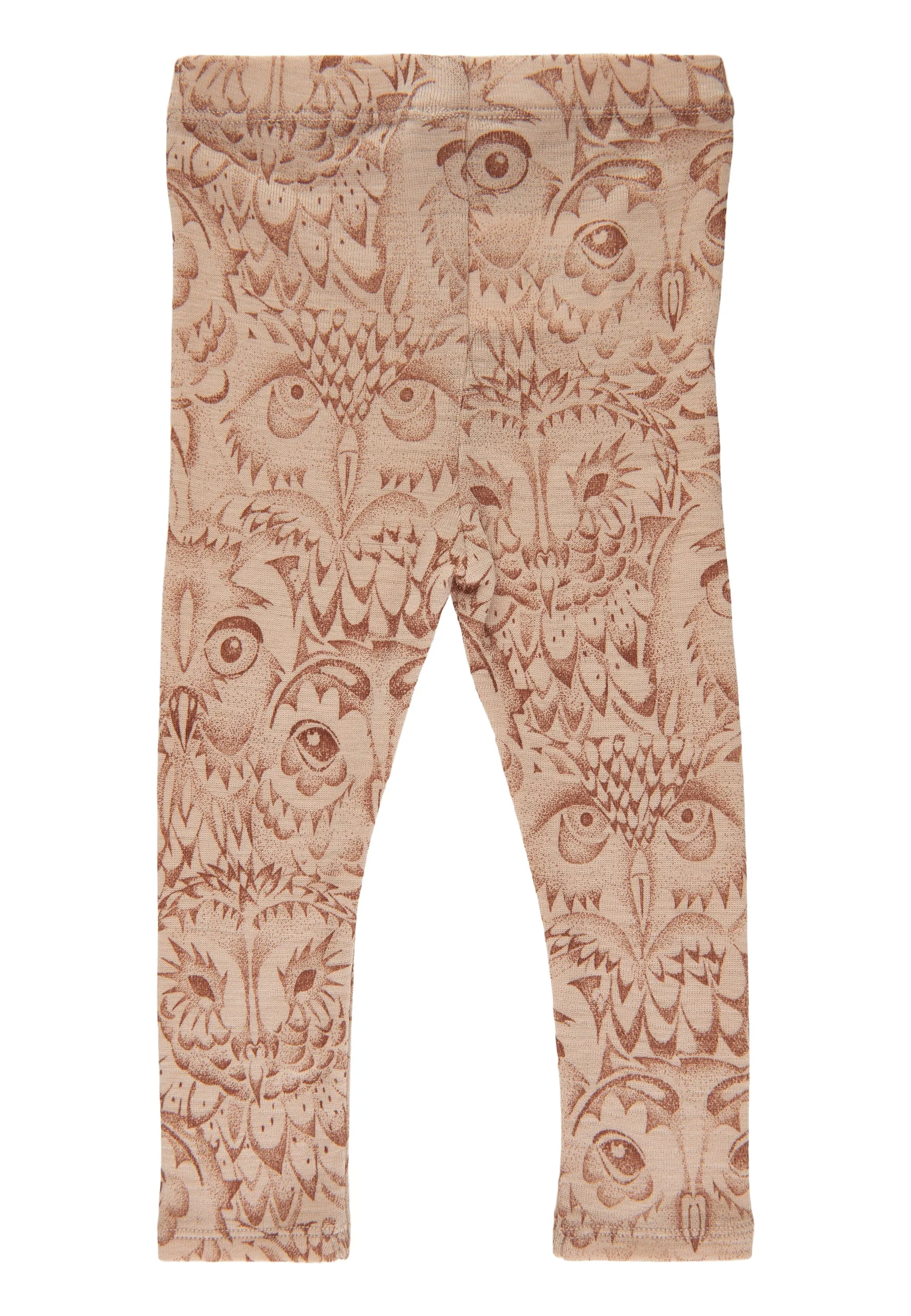 SGBPaula Baby Owl Wool Leggings - Cuban Sand