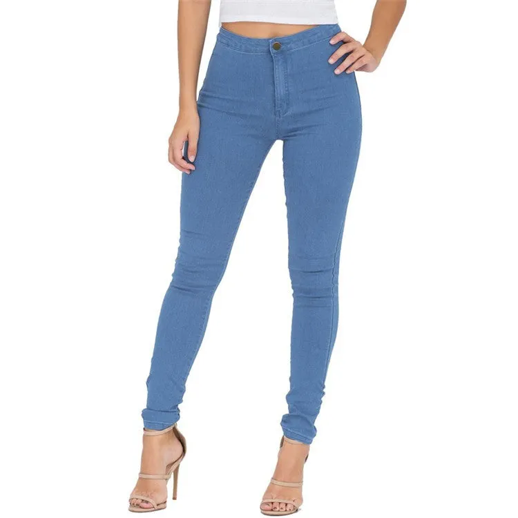 Skinny High Waist Pencil Stretchable Jeans