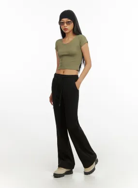 Slim Bootcut Sweatpants IY422