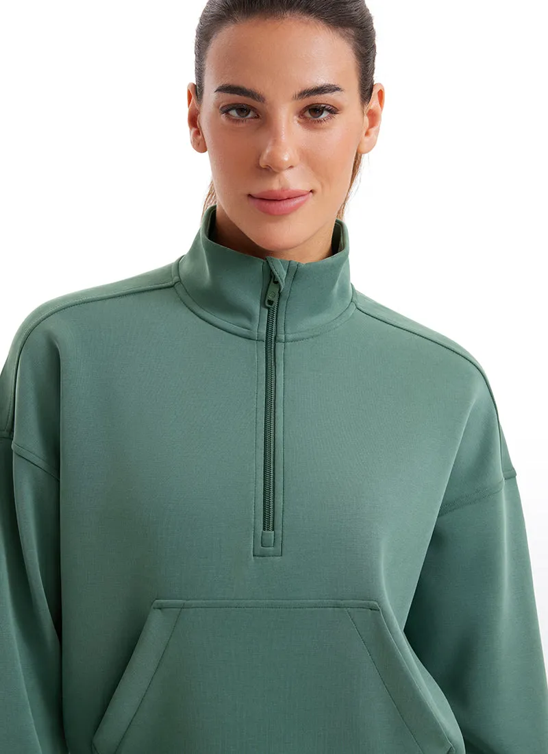 SoftAura Half Zip Pullover Sweatshirt