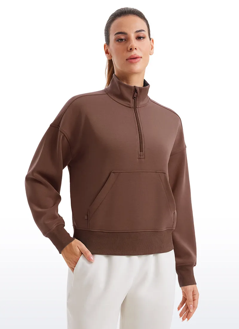 SoftAura Half Zip Pullover Sweatshirt