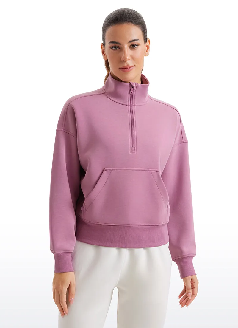 SoftAura Half Zip Pullover Sweatshirt