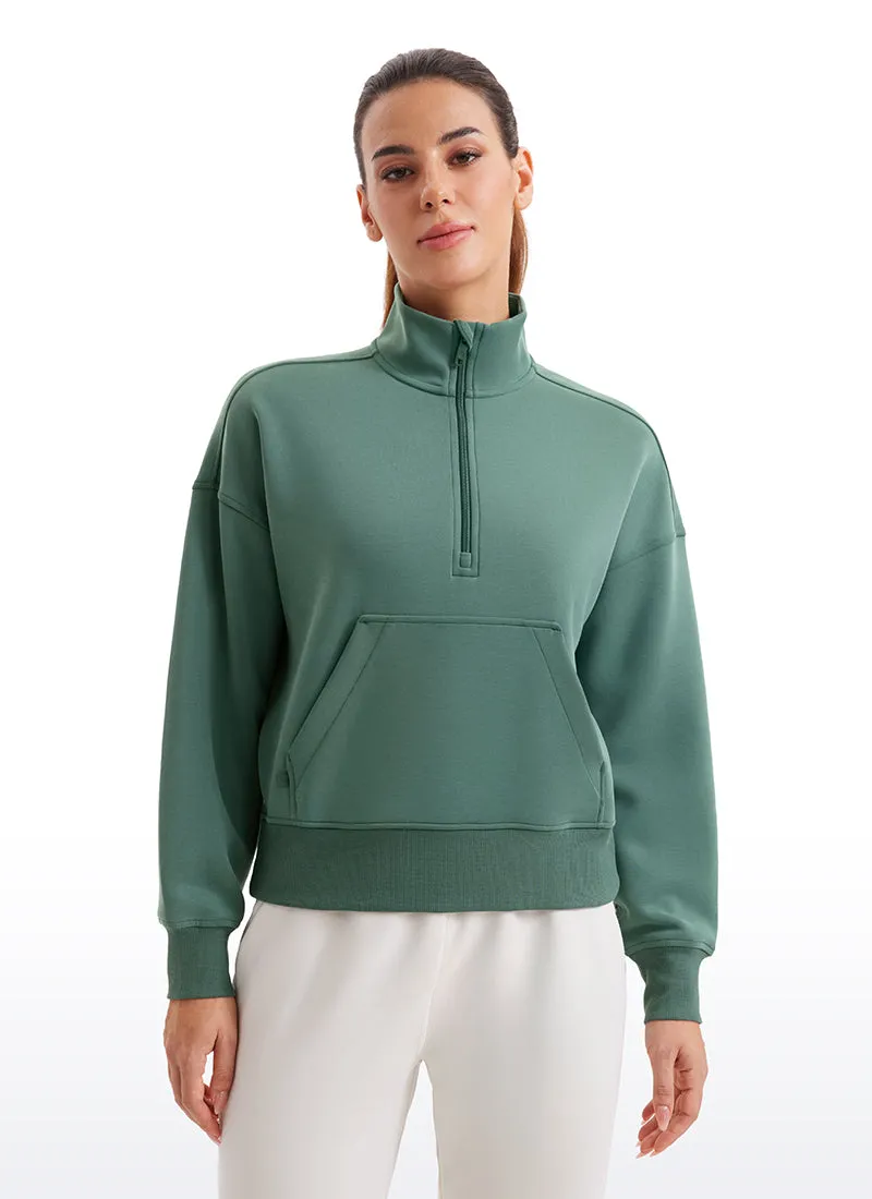 SoftAura Half Zip Pullover Sweatshirt