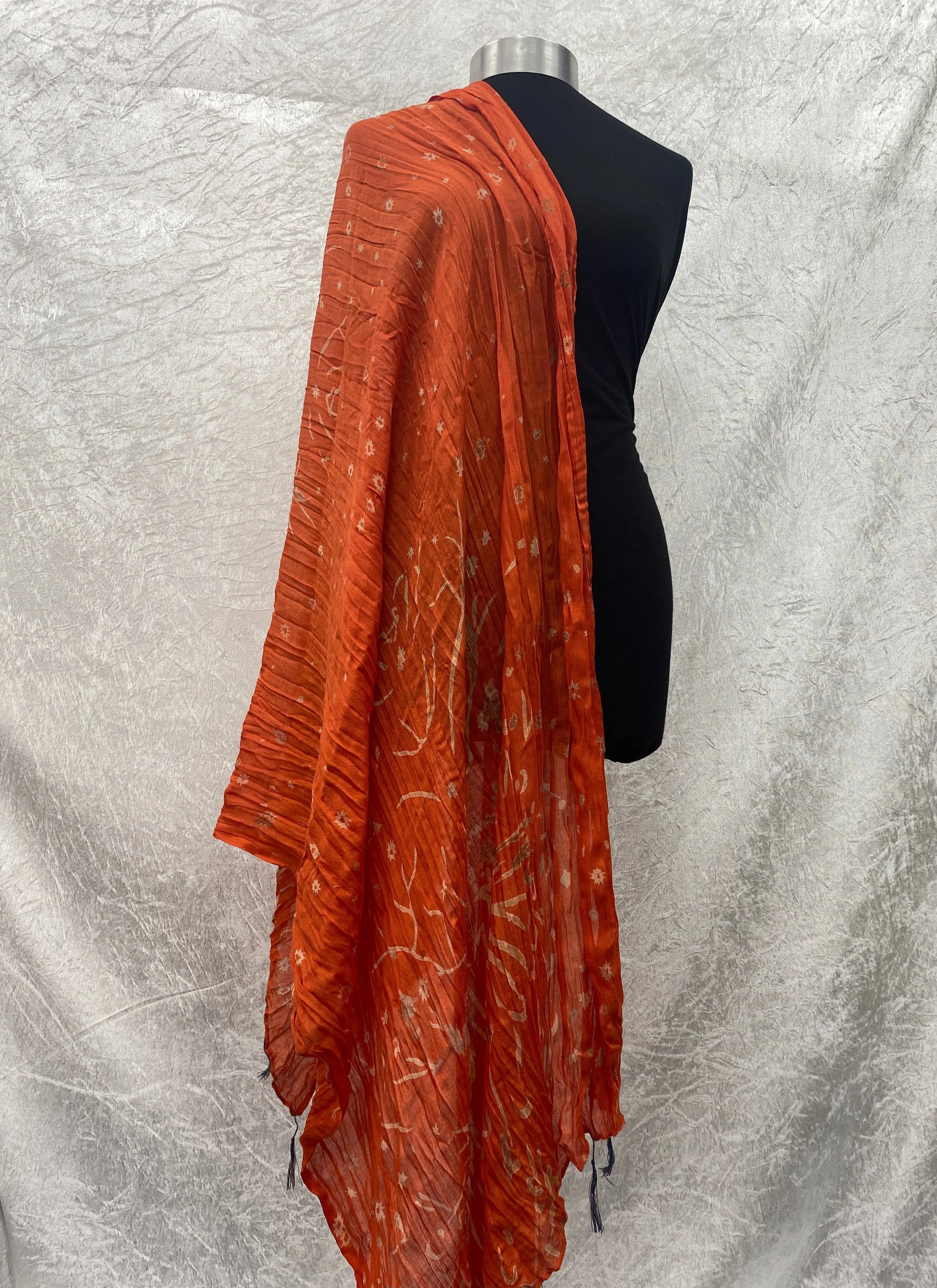 Starry Abstract  - Poly/Viscose Blend Ethnic Scarf