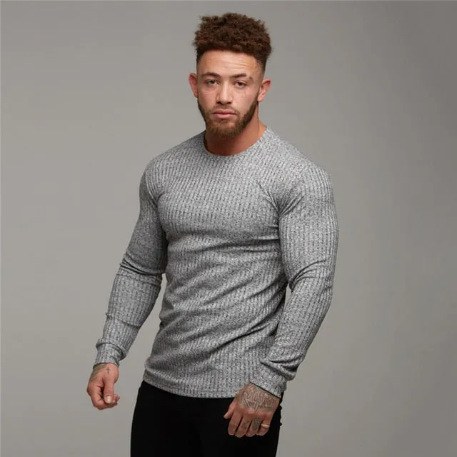 Stylish Slim Fit Knit Pullover Sweater